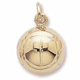 10K Gold Volleyball Charm by Rembrandt Charms