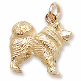 Rembrandt Chow Chow Charm, 14K Yellow Gold