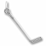 Sterling Silver Hockey Stick Charm by Rembrandt Charms