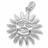 Sterling Silver Sunburst Charm by Rembrandt Charms