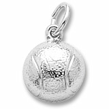 Sterling Silver Tennis Ball Charm by Rembrandt Charms