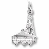 14K White Gold Sanibel Island, FL Lighthouse by Rembrandt Charms
