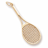 14k Gold Tennis Racquet Charm by Rembrandt Charms