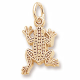 Gold Plate Frog Charm by Rembrandt Charms
