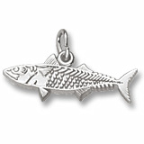 Sterling Silver Mackerel Fish Charm by Rembrandt Charms