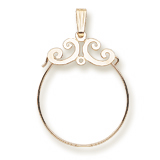 14K Gold Carefree Charm Holder by Rembrandt Charms