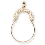 14k Gold Filigree Arch Charm Holder by Rembrandt Charms