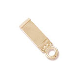 14K Gold Flat Front CharmDrop by Rembrandt Charms
