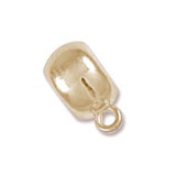 14K Gold Wide Rounded CharmDrop by Rembrandt Charms