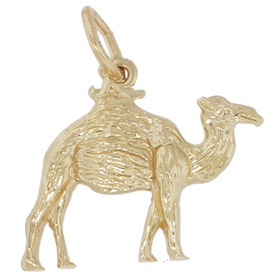 Gold Plate Camel Charm by Rembrandt Charms