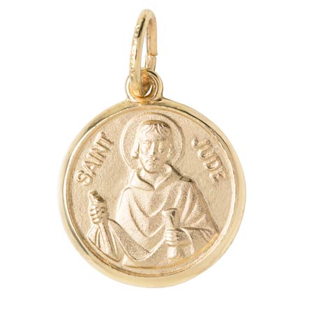 14K Gold Saint Jude Charm by Rembrandt Charms