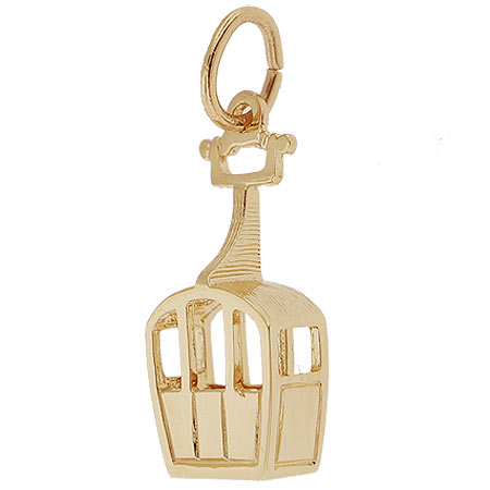 10K Gold Ski Gondola Charm by Rembrandt Charms 10K Gold Ski Gondola Charm by Rembrandt Charms