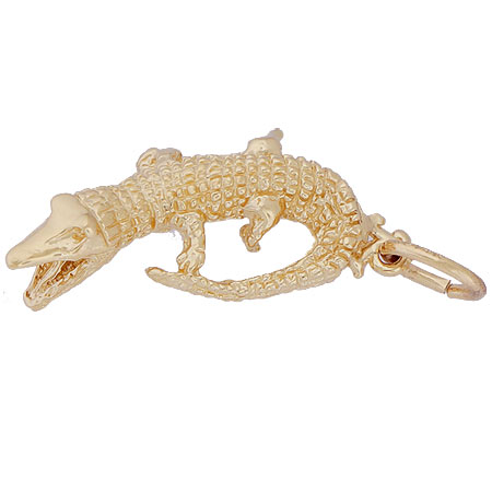 14k Gold Alligator Charm by Rembrandt Charms