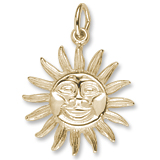 14K Gold Belize Sunshine Charm by Rembrandt Charms