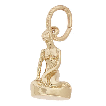 10K Gold Danish Mermaid Charm by Rembrandt Charms 10K Gold Danish Mermaid Charm by Rembrandt Charms