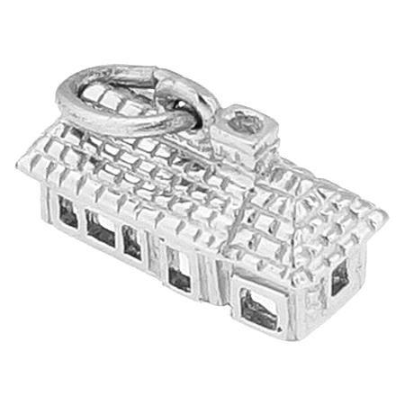 Sterling Silver Ranch House Charm by Rembrandt Charms Sterling Silver Ranch House Charm by Rembrandt Charms