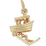 Gold Plate Noah's Ark Charm by Rembrandt Charms