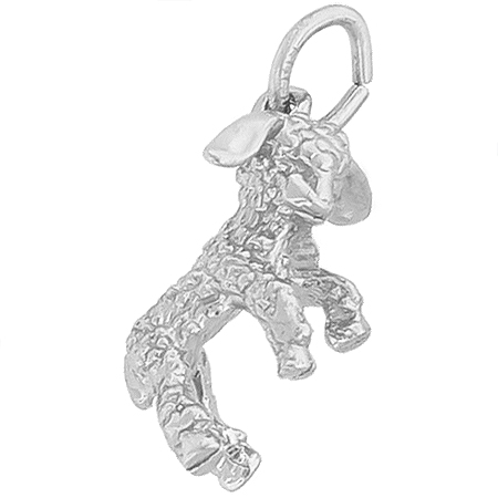 Rembrandt Lamb Charm, Sterling Silver