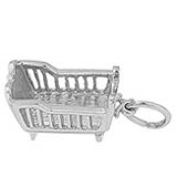 Sterling Silver Baby Cradle Charm by Rembrandt Charms