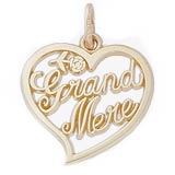 Gold Plated Grand Mere, Grandmother Charm by Rembrandt Charms