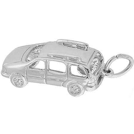 Sterling Silver Mini Van Charm by Rembrandt Charms Sterling Silver Mini Van Charm by Rembrandt Charms