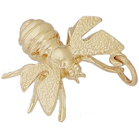 14k Gold Bee Charm by Rembrandt Charms