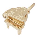 14k Gold Piano Accent Charm by Rembrandt Charms
