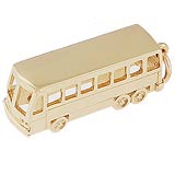 10K Gold Bus Charm by Rembrandt Charms