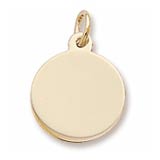 Rembrandt Disc, Small Charm, 10K Gold
