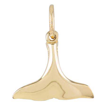 14k Gold Orca Whale Tail Charm by Rembrandt Charms 14k Gold Orca Whale Tail Charm by Rembrandt Charms