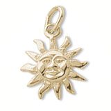 14K Gold Small Dominica Sunshine Charm by Rembrandt Charms