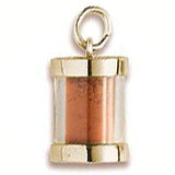 14K Gold Prince Edward Sand Capsule by Rembrandt Charms