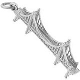 Sterling Silver Golden Gate Bridge Charm by Rembrandt Charms