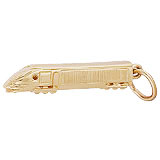 14k Gold Euro Train Charm by Rembrandt Charms