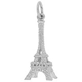 14K White Gold Medium Eiffel Tower Charm by Rembrandt Charms