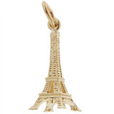Rembrandt Eiffel Tower Large Charm, 10k Yellow Gold
