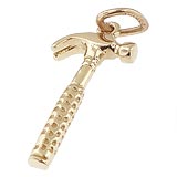 Rembrandt Hammer Charm, 10K Yellow Gold