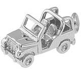 14k White Gold Off Road Vehicle Charm by Rembrandt Charms