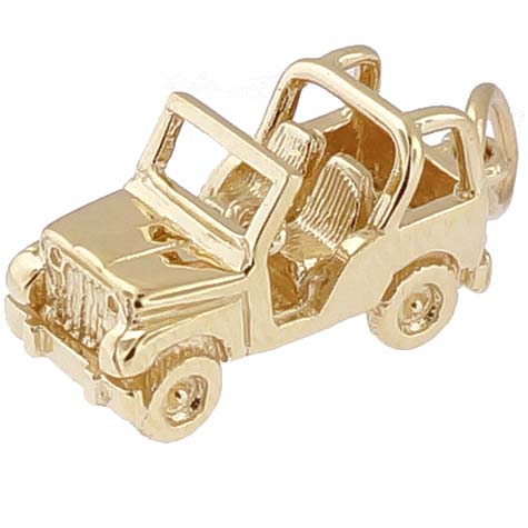 14k Gold Off Road Vehicle Charm by Rembrandt Charms 14k Gold Off Road Vehicle Charm by Rembrandt Charms