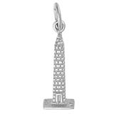14K White Gold Washington Monument Charm by Rembrandt Charms