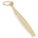 Gold Plated Surf Board Charm by Rembrandt Charms