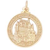 Gold Plated Chateau Frontenac Charm by Rembrandt Charms
