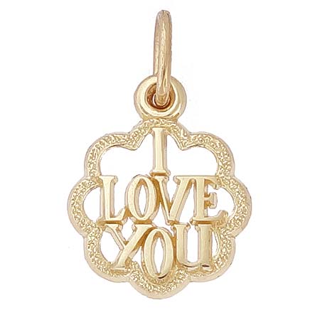14K Gold I Love You Charm by Rembrandt Charms 14K Gold I Love You Charm by Rembrandt Charms