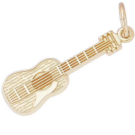 14K Gold Guitar Charm by Rembrandt Charms 14K Gold Guitar Charm by Rembrandt Charms