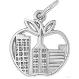 Sterling Silver New York Skyline Charm by Rembrandt Charms