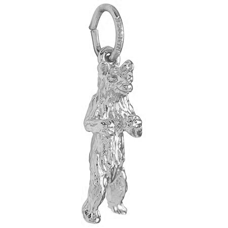 Sterling Silver Standing Bear Charm by Rembrandt Charms Sterling Silver Standing Bear Charm by Rembrandt Charms