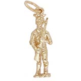 Gold Plate Minute Men Charm by Rembrandt Charms