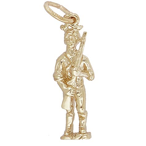 14K Gold Minute Men Charm by Rembrandt Charms