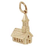 Rembrandt Church Charm, Gold Plate