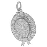 Sterling Silver Easter Bonnet Charm by Rembrandt Charms